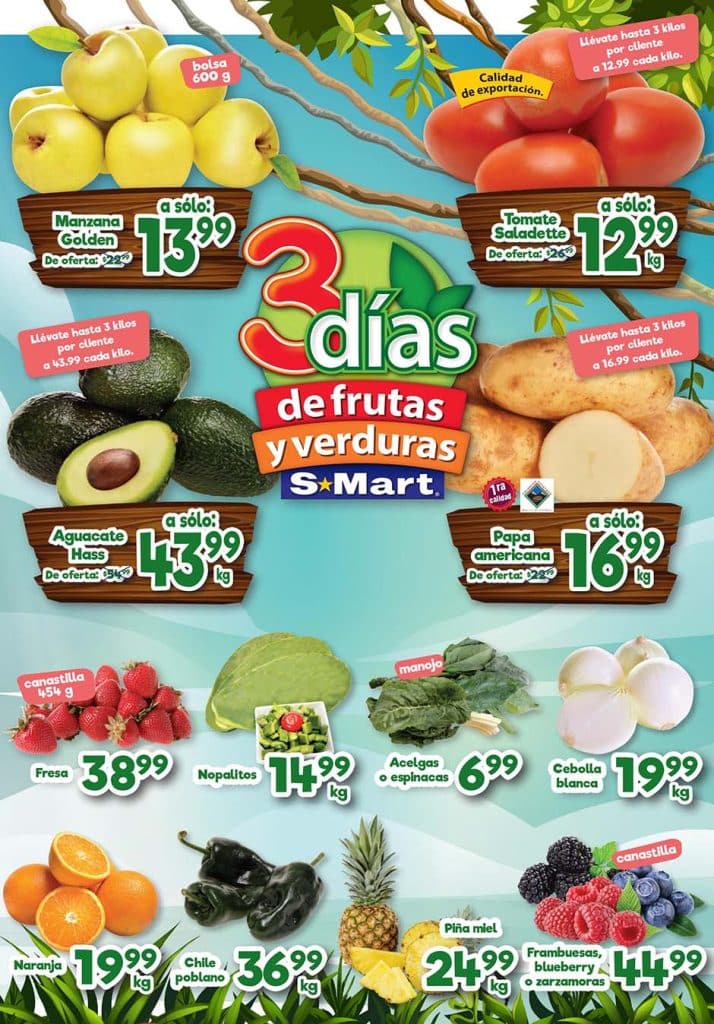 Ofertas SMart frutas y verduras del 7 al 9 de marzo 2023 3