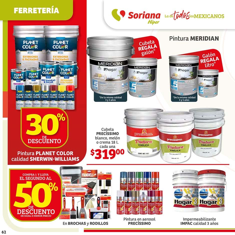 Folleto Soriana ofertas de cuaresma 14 al 30 de marzo 2023 62