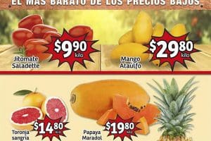 Frutas y Verduras Soriana Mercado 21 y 22 de marzo 2023