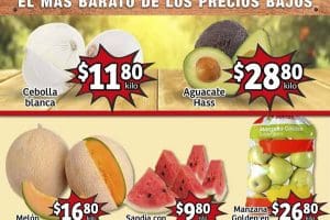 Frutas y Verduras Soriana Mercado 28 y 29 de marzo 2023