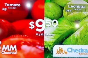 Ofertas Chedraui frutas y verduras 11 y 12 de abril 2023