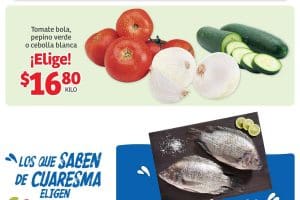 Ofertas Soriana frutas y verduras Festival de Frescura 6 al 10 de abril 2023