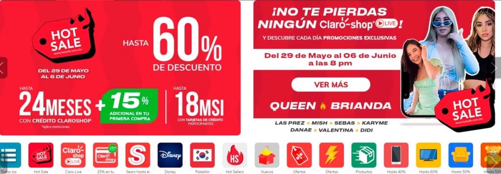 Ofertas Claro Shop Hot Sale 2023: hasta 60% de descuento