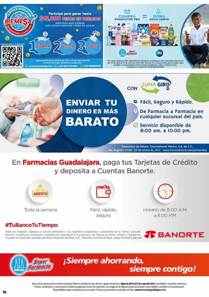 Folleto Farmacias Guadalajara del 15 al 31 de mayo 2023 16
