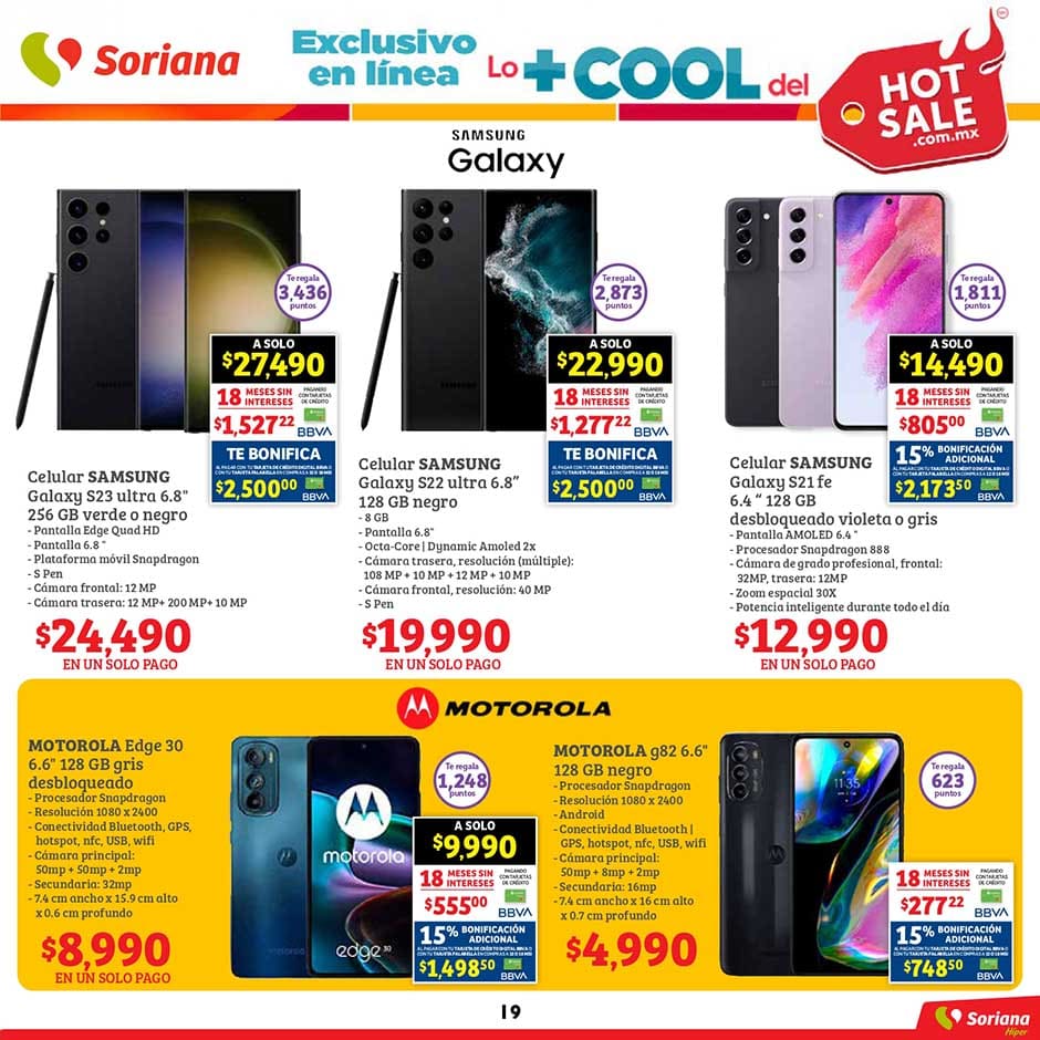 Folleto Soriana Hot Sale 2023 ofertas al 6 de junio 19