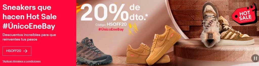 eBay Hot Sale 2023: Cupón 20% de descuento adicional