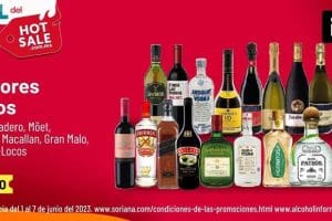 Soriana Hot Sale 2023: Cupón 30% de descuento en vinos y licores