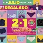 Julio Regalado 2023: 2×1 en ropa interior y pijamas para dama