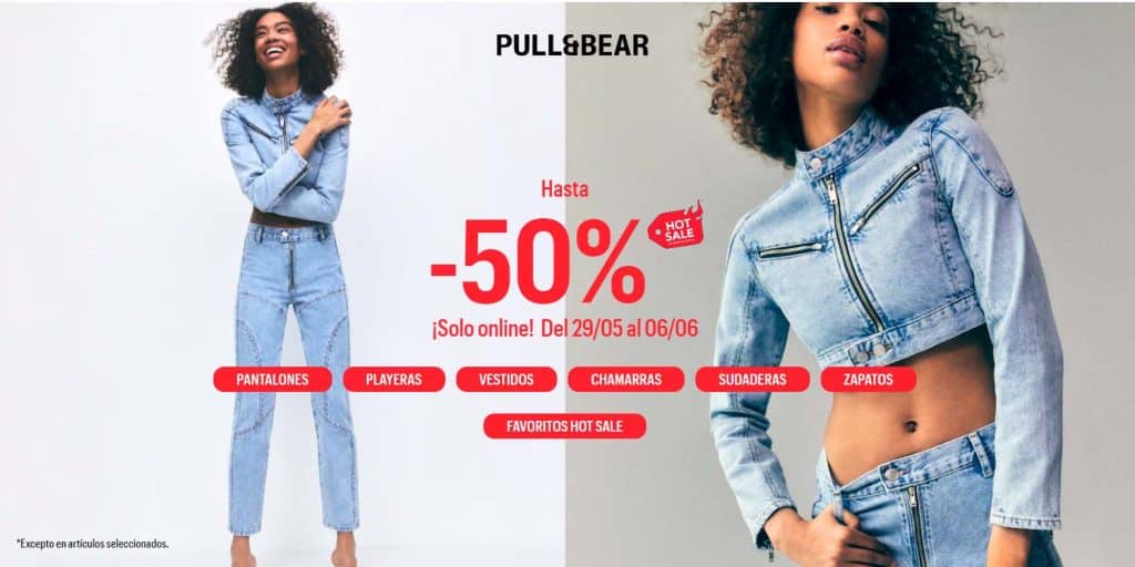 Pull&Bear Hot Sale 2023: Hasta 50% de descuento