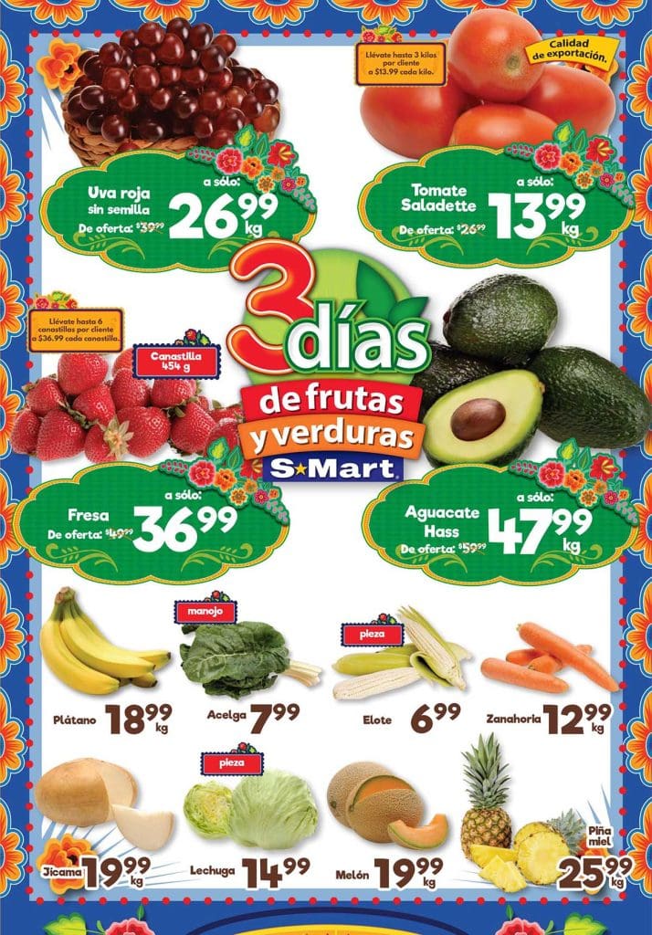Folleto SMart frutas y verduras del 27 al 29 de junio 2023 3