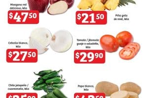 Ofertas Soriana Canasta Aliada frutas y verduras al 13 de junio 2023