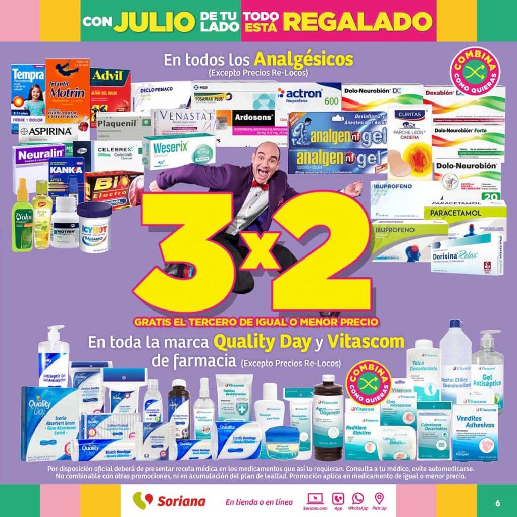 Folleto Julio Regalado Soriana Súper del 22 al 28 de junio 2023 6