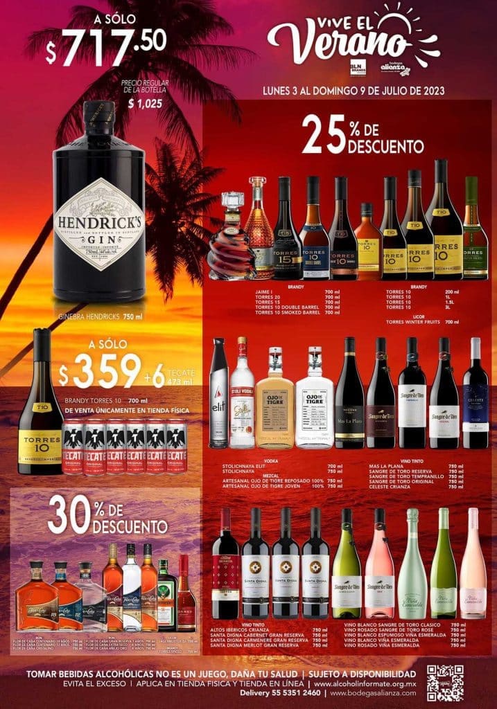 Folleto Bodegas Alianza en vinos y licores del 3 al 16 de julio 2023 3