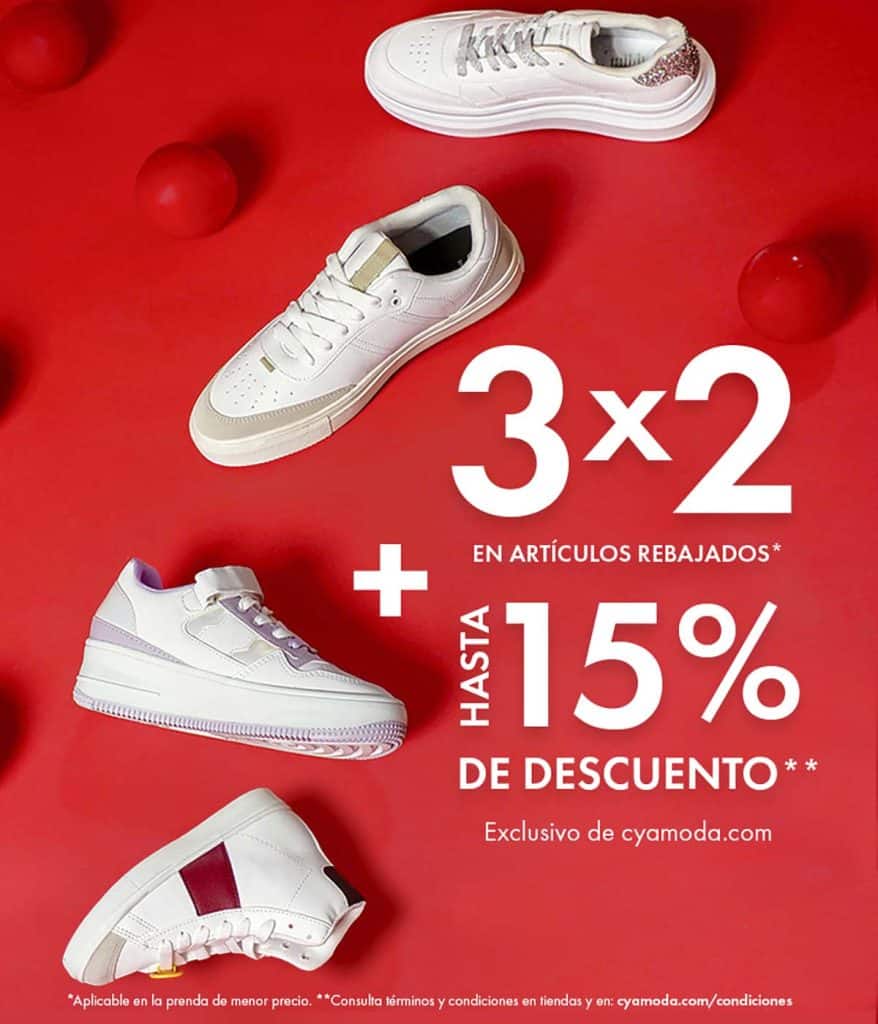 C&A: 3×2 en mercancía rebajada + hasta 15% de descuento adicional
