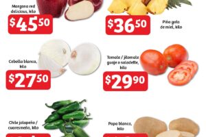 Ofertas Soriana Canasta Aliada frutas y verduras al 18 de julio 2023