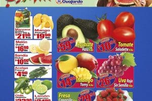 Folleto Súper Guajardo frutas y verduras 4 al 6 de julio 2023