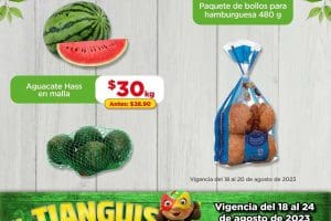 Ofertas Bodega Aurrera frutas y verduras al 24 de agosto 2023