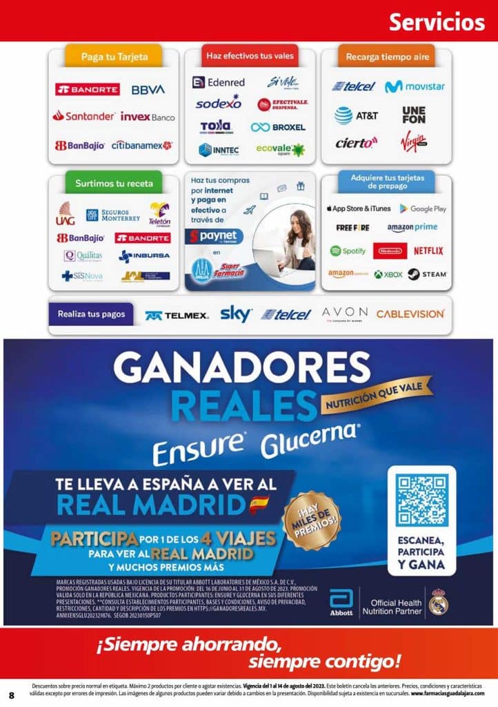 Folleto Farmacias Guadalajara del 1 al 14 de agosto de 2023 8