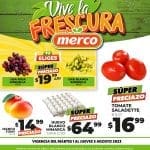 Ofertas Merco frutas y verduras del 1 al 3 de agosto