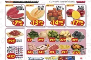 Ofertas Mi Tienda del Ahorro frutas y verduras del 1 al 3 de agosto 2023