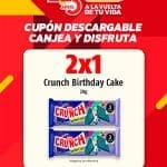 Cupón Oxxo 2×1 en Crunch Birthday Cake