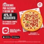 Pizza Hut: 40% de descuento al escribirles por Facebook en tu primera compra