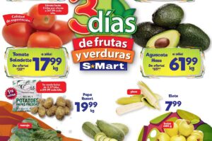 Ofertas SMart frutas y verduras del 29 al 31 de agosto 2023