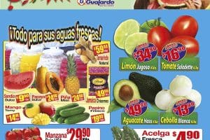 Frutas y Verduras Súper Guajardo del 1 al 3 de agosto 2023