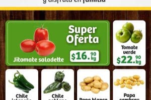 Ofertas Super Kompras frutas y verduras 15 y 16 de agosto 2023