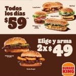 Burger King: 2 hamburguesas por sólo $49 pesos