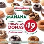 Krispy Kreme: todas las donas a sólo $19 c/u del 1 al 3 de septiembre
