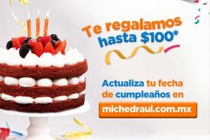 Chedraui: Cupón $100 de regalo para usar el mes de tu cumpleaños