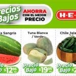Ofertas HEB frutas y verduras del 12 al 18 de septiembre 2023