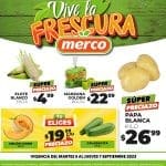 Ofertas Merco frutas y verduras del 5 al 7 de septiembre