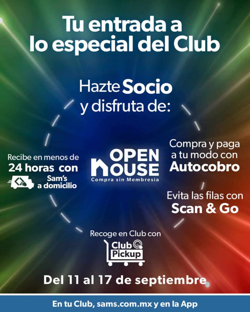 Open House Sams Club 2023: Compra sin membresía y ofertas