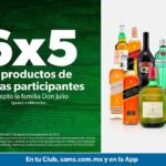 Sams Club: 6×5 en licores al 8 de septiembre 2023