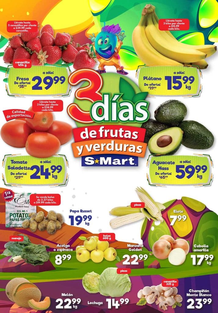 Ofertas SMart frutas y verduras del 19 al 21 de septiembre 2023 3