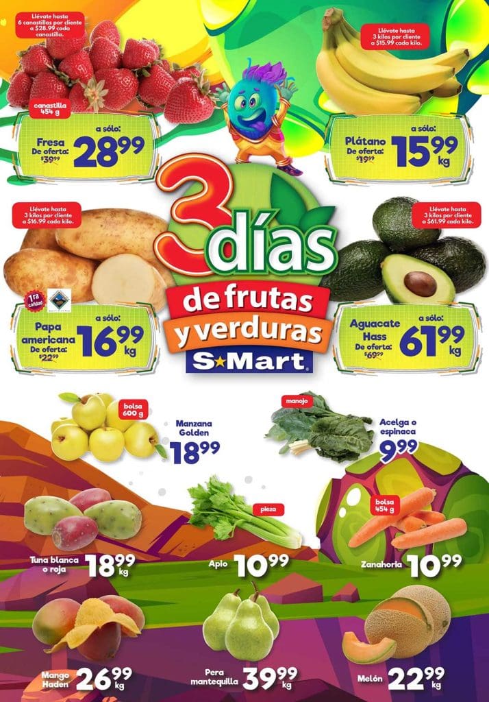 Ofertas SMart frutas y verduras del 5 al 7 de septiembre 2023 3