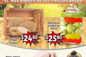 Ofertas Soriana Mercado frutas y verduras 26 y 27 de septiembre 2023