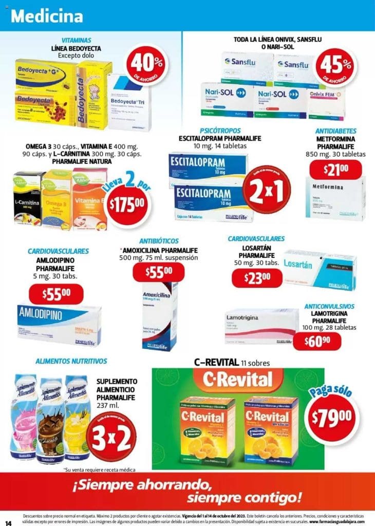 folleto farmacias guadalajara octubre 2023 14