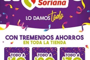 Folleto Soriana Mercado Ofertas de Aniversario al 12 de octubre 2023