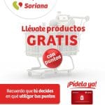 Folleto Soriana Puntos Recompensas Productos Gratis al 31 de octubre 2023