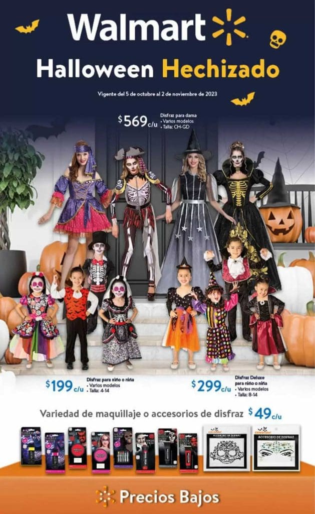 folleto walmart halloween oct 2023