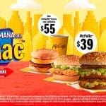 Cupónes McDonalds Semana del Automac hamburguesa McPollo por $39