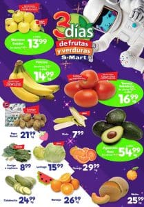 Ofertas S-Mart frutas y verduras del 24 al 26 de octubre 2023 3
