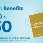 Sams Club: Membresía Benefits + complementaria por $450