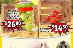 Ofertas Soriana Mercado frutas y verduras 17 y 18 de octubre 2023