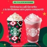 Starbucks Buen Fin 2023: 2×1 en bebidas preparadas, tazas y termos