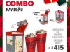 Cinemex: Combo Navideño Coca Cola Palomitas grandes + 2 refrescos por $415