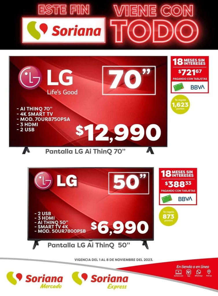 folleto soriana mercado buen fin nov 6
